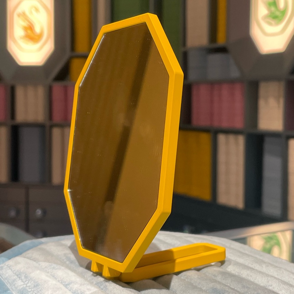 Swarovski yellow foldable handheld mirror SWAROVSKI MIRROR